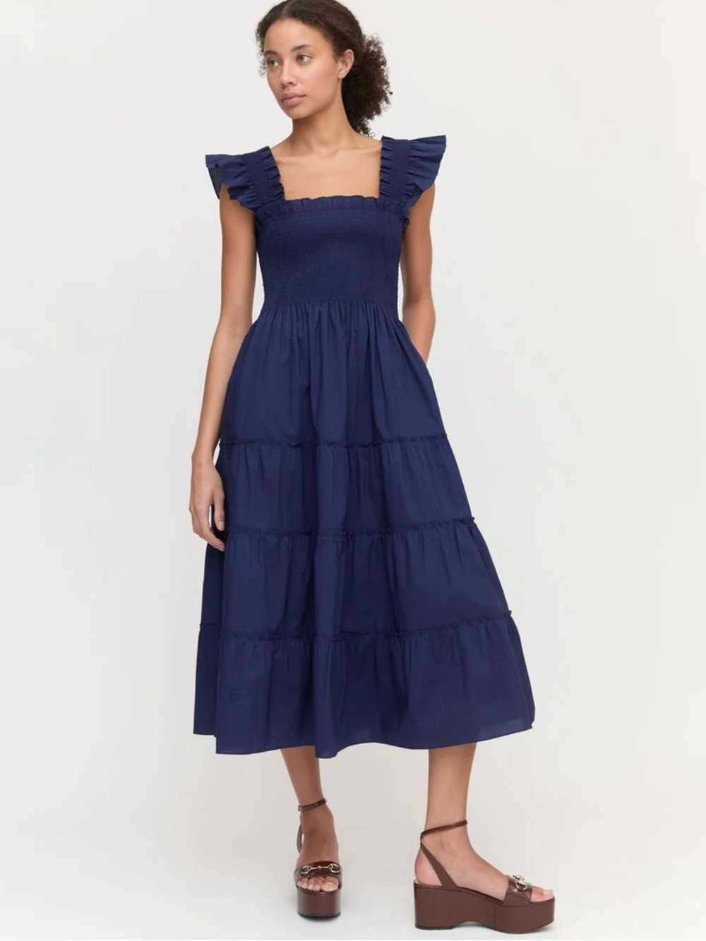 Hill House Home The Ellie Nap Dress in Navy Women’s XXS